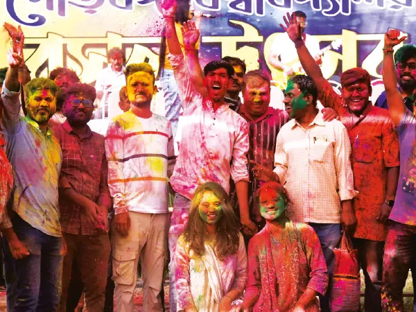গৌড়বঙ্গ বিশ্ববিদ্যালয়ে সাড়ম্বরে পালিত বসন্ত উৎসব