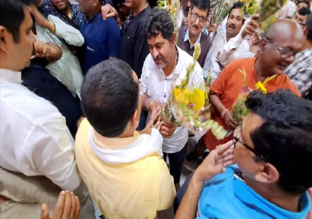 বিজেপি জেলা সভাপতি শ্যামলের সংবর্ধনা অনুষ্ঠানেও জিইয়ে কোন্দল