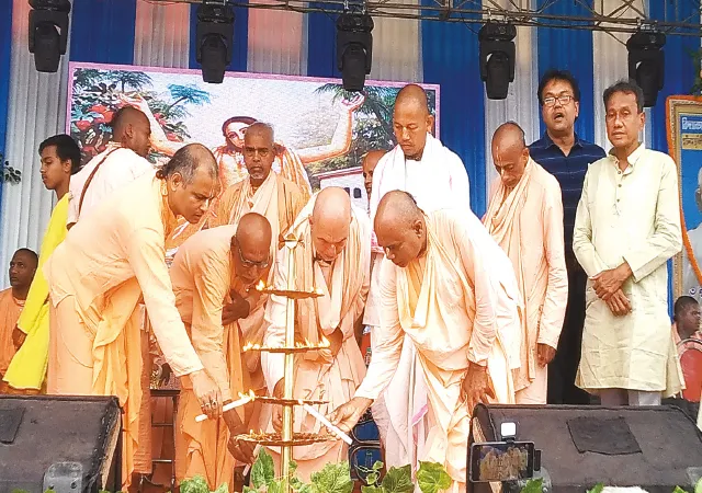 নাদনঘাট বিদ্যানগর গয়ারাম দাস বিদ্যামন্দিরের প্লাটিনাম জুবিলি