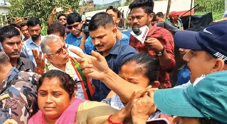 রাজ্যে অসভ্যতার নয়া নজির বিজেপি’র