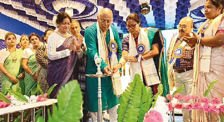 খাদিমেলায় গ্রামীণ হাট উদ্বোধনে মন্ত্রী চন্দ্রনাথ