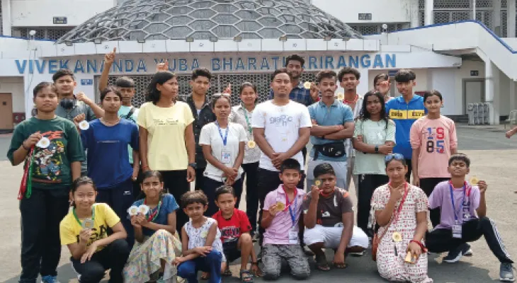 দীপক বর্মনের কাছে প্রশিক্ষণ নিয়ে রাজ্য উশু চ্যাম্পিয়নশিপে ১৮ খেলোয়াড়ের পদক জয়