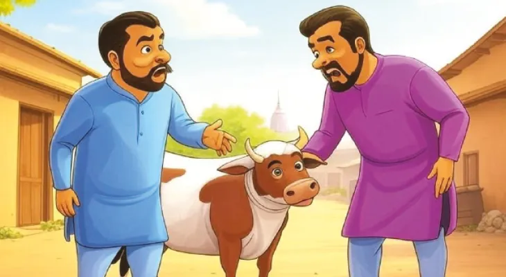 একই গোরুর দুই দাবিদার, টাকা ভাগাভাগির টোপ দিতেই ধরা পড়ে গেলেন ভুয়ো মালিক
