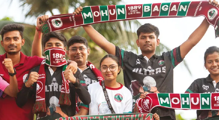 সবুজ-মেরুন উচ্ছ্বাসে ভাসল যুবভারতী