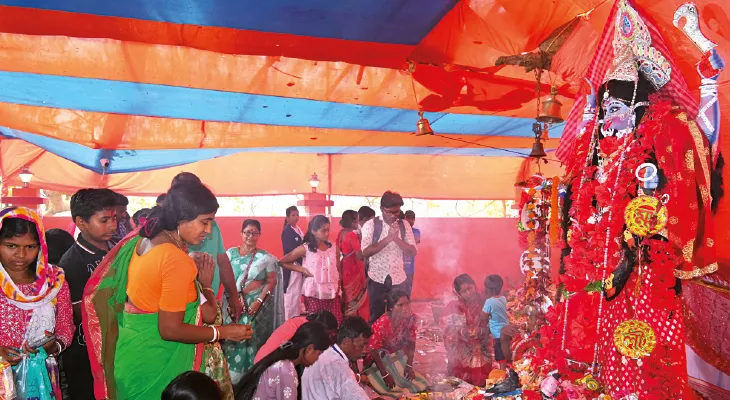 রাখালদের হাতে শুরু হওয়া কালীপুজোই এখন সর্বজনীন