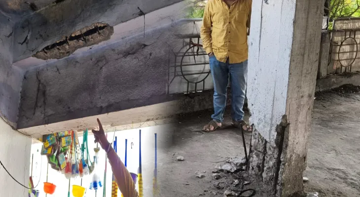 ময়নাগুড়িতে বাস টার্মিনাসের হাল বেহাল, ক্ষিপ্ত ব্যবসায়ীরা