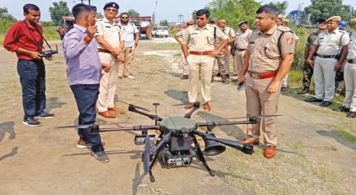 বারুইপুর পুলিস জেলায় এবার ব্যবহার হবে অত্যাধুনিক ড্রোন