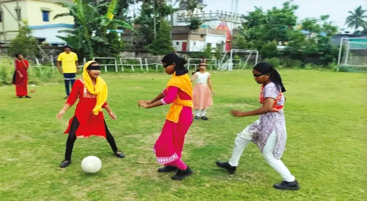 দৃষ্টিহীনদের নিয়ে রাজ্যস্তরে ফুটবল টুর্নামেন্ট শিলিগুড়িতে