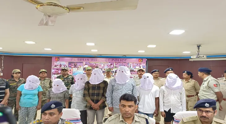 তদন্তে সাফল্য পুলিসের ঝাড়খণ্ড থেকে ধৃত ৭