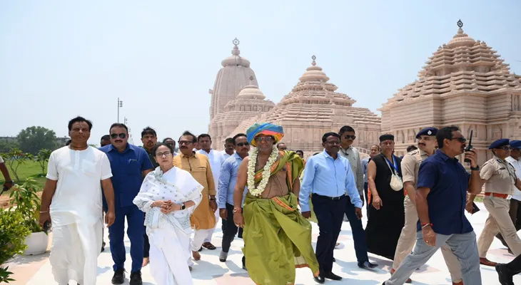 দীঘার জগন্নাথ মন্দিরের মহাযোজ্ঞে মুখ্যমন্ত্রী  মমতা বন্দ্যোপাধ্যায়