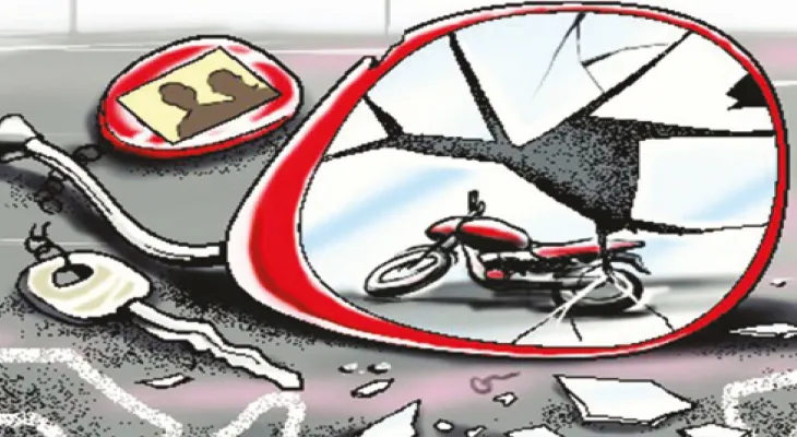 লরির ধাক্কায় জাতীয় সড়কে ভাঙল বিদ্যুতের পোস্ট, জখম ৫