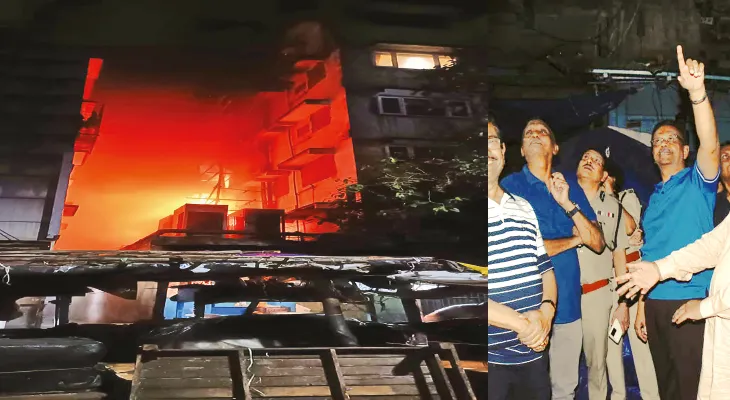 চিৎপুর মোড় সংলগ্ন হোটেলে আগুন, মৃতের সংখ্যা বেড়ে দাঁড়াল ১৪