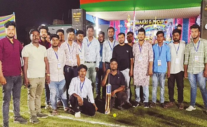শুরু হল ভাকরি জিপি কাপ শর্ট বাউন্ডারি নৈশ ক্রিকেট