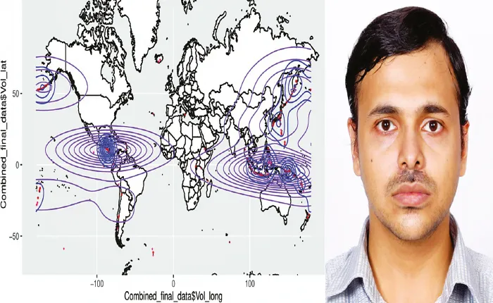 সংখ্যাতত্ত্বের সাহায্যে পূর্বাভাস মিলবে ভূমিকম্প, অগ্ন্যুৎপাতের, বিশ্বভারতীর অধ্যাপকের গবেষণায় সাফল্য