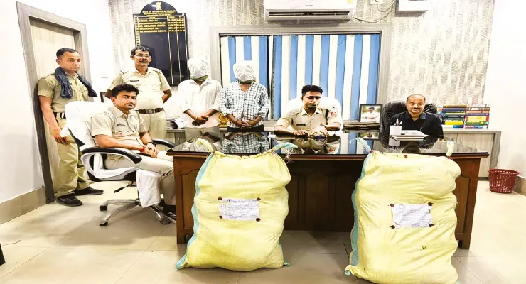 বেলডাঙায় ৬৭ কেজি গাঁজা সহ ধৃত ২