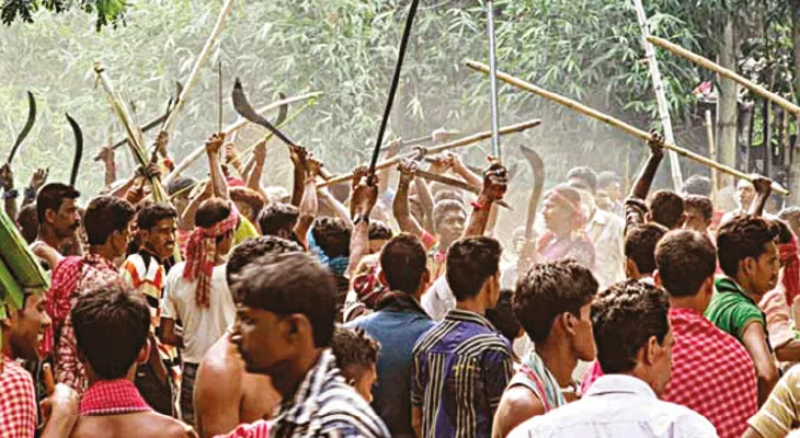 জামালপুরে বুড়োরাজের মেলা, অস্ত্র নিয়ে ঢোকা মানা