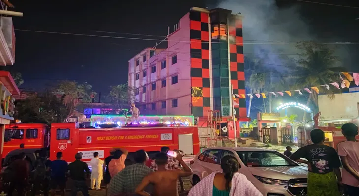 দীঘায় একটি হোটেলে অগ্নিকাণ্ড, হতাহতের খবর নেই