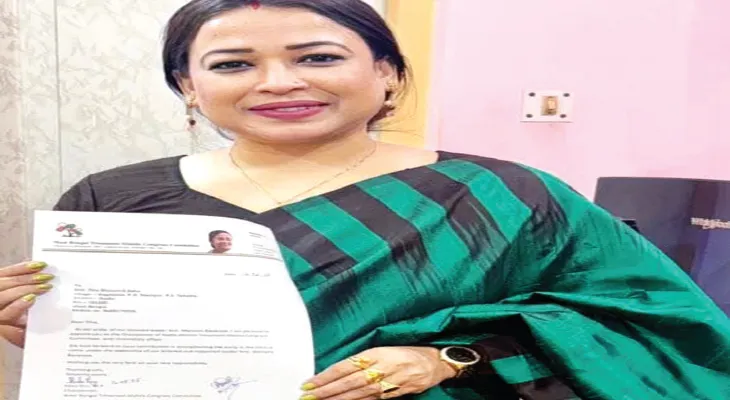 জেলা তৃণমূল মহিলা কংগ্রেস কমিটির চেয়ারপার্সন পদ থেকে অপসারিত টিনা
