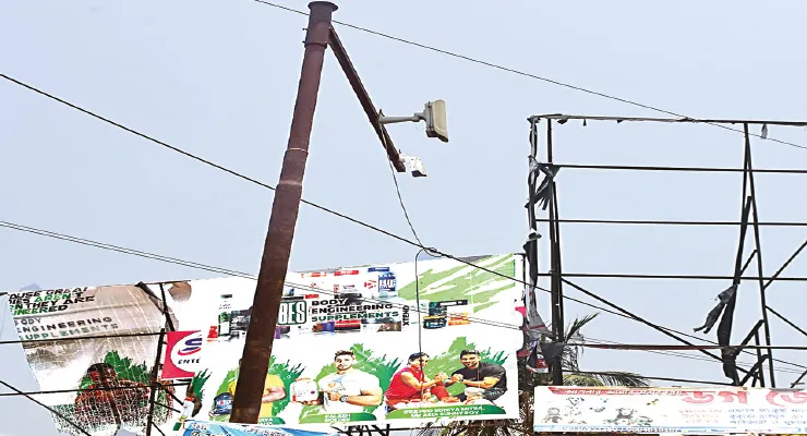 দীর্ঘদিন ধরে যশোর রোডে বেহাল সিসি ক্যামেরা, নজরদারির অভাব