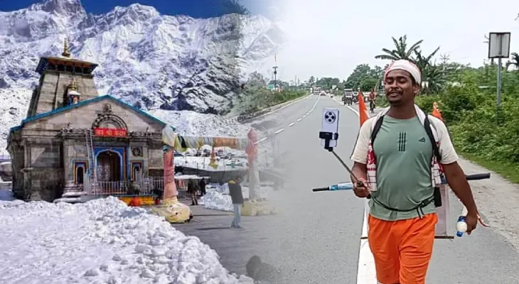 ভারতীয় সেনার সুরক্ষার জন্য প্রার্থনা! হেঁটেই গুয়াহাটি থেকে কেদারনাথ যাচ্ছেন তাপস
