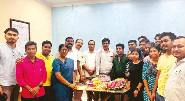 তমলুকে সদ্য দায়িত্বপ্রাপ্ত নেতাদের শুভেচ্ছা জানাল টিএমসিপি