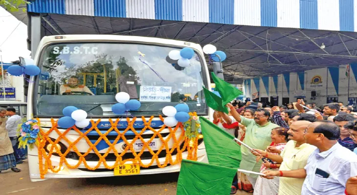 সিউড়ি থেকে দীঘাগামী বাস পরিষেবার সূচনা