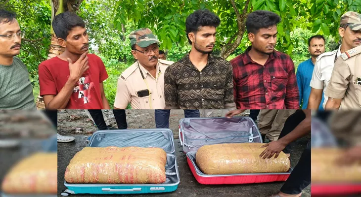 ট্রলি ব্যাগে করে মাদক পাচারের চেষ্টা, বারুইপুরে পাকড়াও ৩