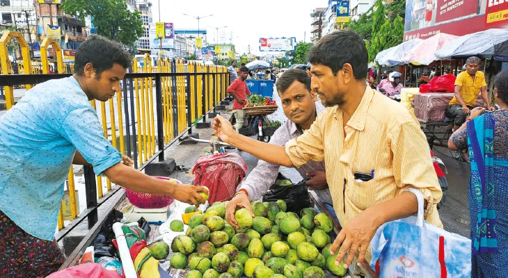 জামাইষষ্ঠীর বাজার ধরতে সময়ের আগেই দেদার বিকোচ্ছে আম, কেমিক্যাল ব্যবহারের অভিযোগ