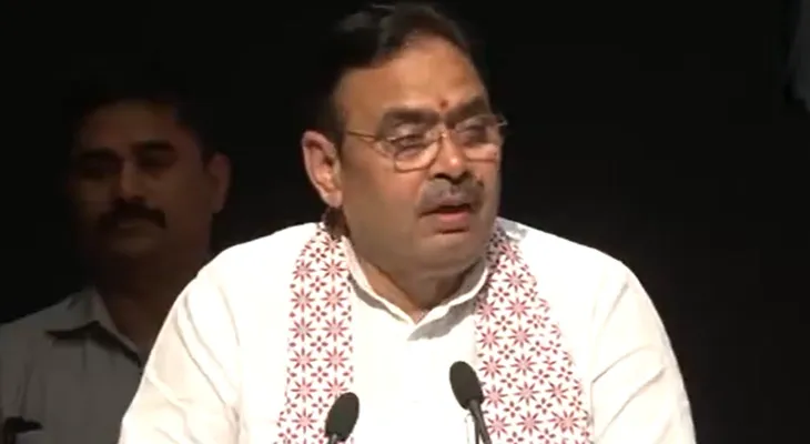 জয়পুরের জনসভায় বক্তব্য রাখছেন রাজস্থানের মুখ্যমন্ত্রী ভজনলাল শর্মা