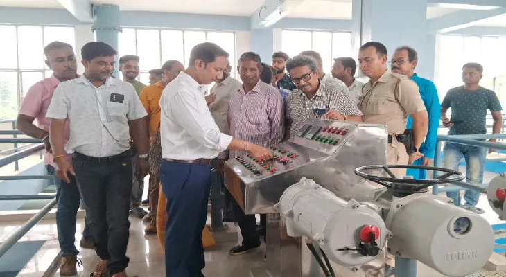 অম্রুত প্রকল্পের ট্রায়াল শুরু, পুজোর আগে বাড়ি বাড়ি জল
