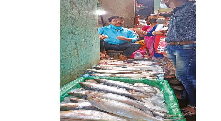 ইলিশ, পাবদা থেকে গলদা চিংড়ির দামে ছ্যাঁকা জামাই আপ্যায়নে বাজারে ভিড় শ্বশুরদের