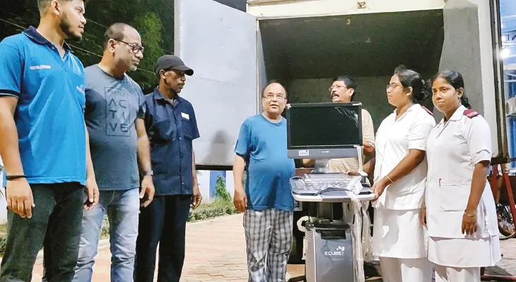 মৃত সন্তান প্রসবের জের, রাতেই এল আল্ট্রাসোনোগ্রাফির মেশিন