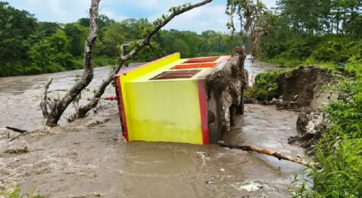 গ্যারগেন্দা সেতু দিয়ে আপাতত ভারী যান চলাচল আপাতত বন্ধ