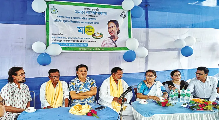 মূল্যবৃদ্ধির বাজারে শ্রমিকদের জন্য শিল্পতালুকে মা ক্যান্টিন পুরসভার