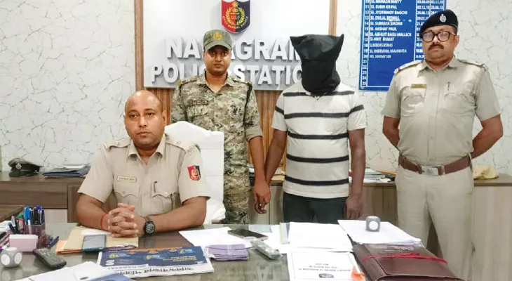 নবগ্রামের শিবপুরে জাতীয় সড়কে ট্রাক থেকে ডিজেল চুরি, ধৃত চালক