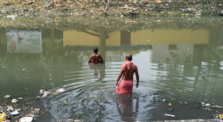 আদিগঙ্গার ভাঙন রোধে ‘জিও টেক্সটাইল ম্যাট’ পাতার সিদ্ধান্ত
