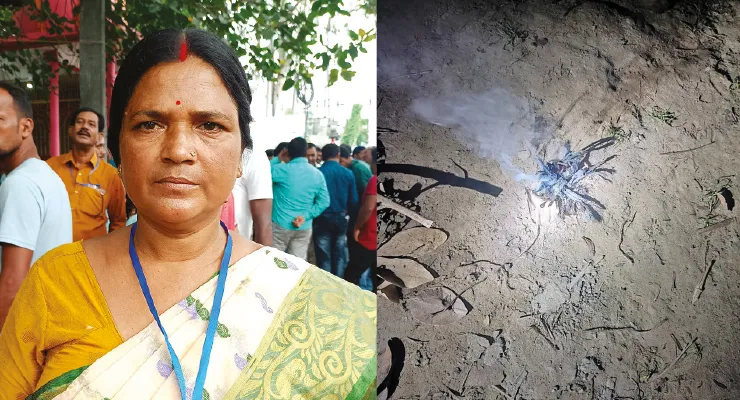 তৃণমূল নেত্রীকে লক্ষ্য করে বোমা, বরাতজোরে প্রাণরক্ষা, পুরনো শত্রুতার জেরে হামলা?