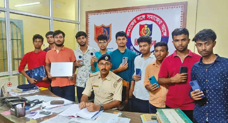 বোবা সেজে ল্যাপটপ চুরি, বিষ্ণুপুরে পাকড়াও ‘চেন্নাই গ্যাং’