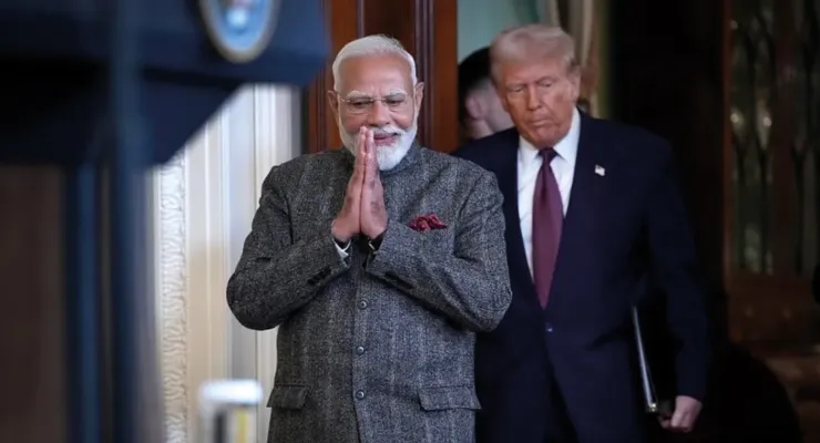 জি৭-এর অবসরে মার্কিন প্রেসিডেন্ট ডোনাল্ড ট্রাম্পের সঙ্গে ফোনে কথা প্রধানমন্ত্রী নরেন্দ্র মোদির