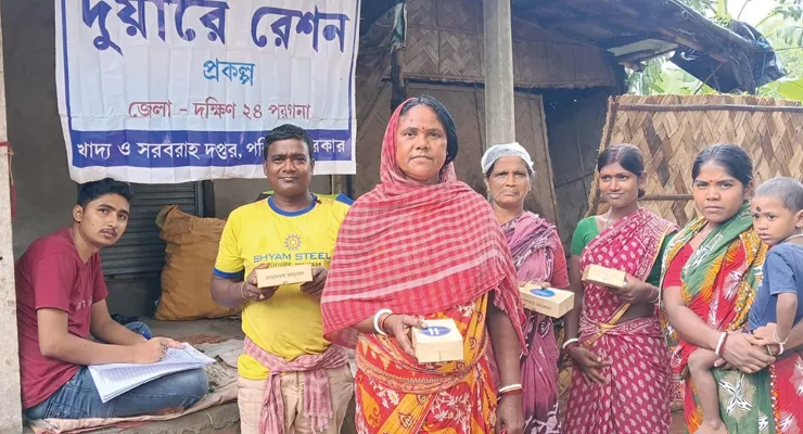 দক্ষিণ ২৪ পরগনায় শুরু হল দীঘার জগন্নাথ দেবের প্রসাদ বিতরণ