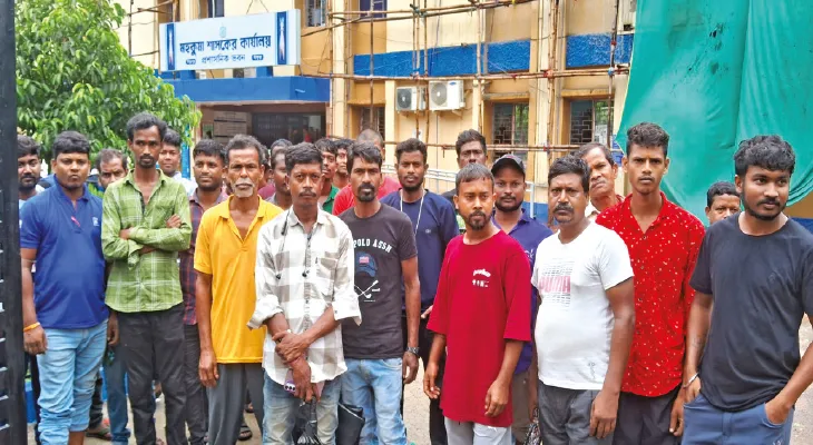 শ্মশানের জমি দখলের অভিযোগ পাত্রসায়রে