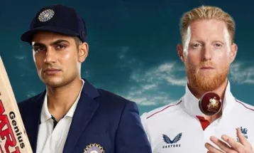 প্রথম টেস্ট (দ্বিতীয় দিন): ওলি পোপের সেঞ্চুরি , ইংল্যান্ড ২০৬/২ (প্রথম ইনিংস)