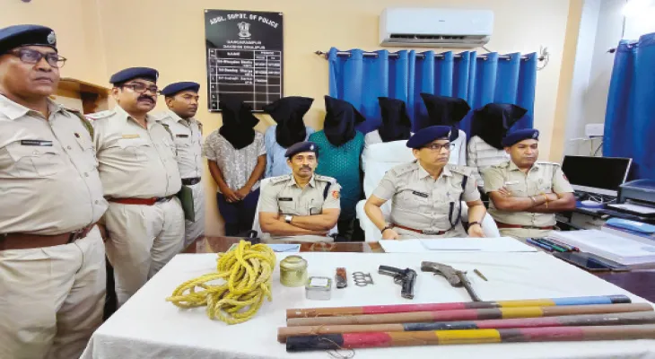 রেকি করতে এসে পুলিসের হাতে গ্রেপ্তার ছয় দুষ্কৃতী