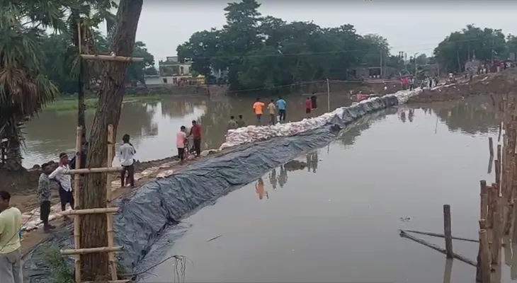 বাড়ল দামোদরের জলস্তর