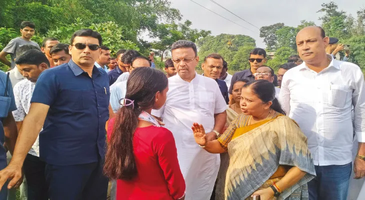 বন্যা-দুর্যোগে দেখা নেই বিজেপি সাংসদের, ক্ষুব্ধ পুরুলিয়াবাসী