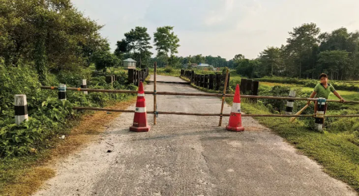 দইখাওয়া নদীর উপর বেহাল সেতু দ্রুত সংস্কারের দাবি