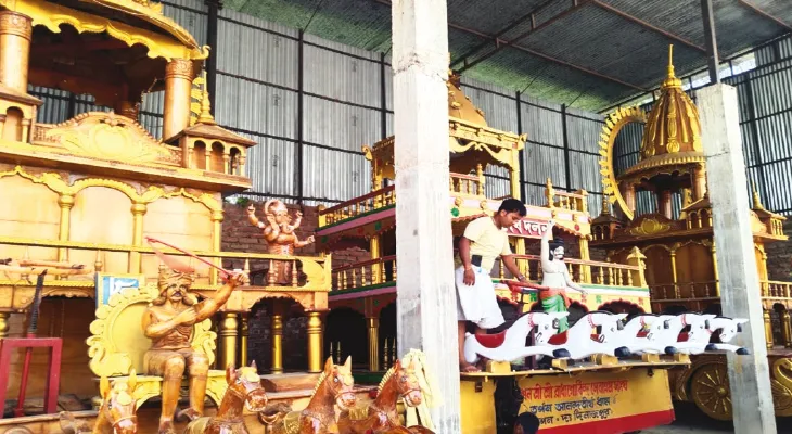 রথযাত্রা ঘিরে সাজোসাজো রব তপনে, গীতা পাঠ করবেন বৃন্দাবনের শাস্ত্রজ্ঞ, হবে নাটকও