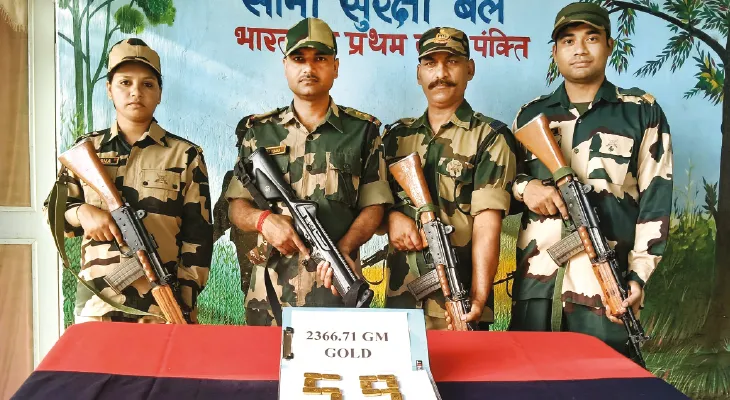 বনগাঁ সীমান্তে দু’দিনেই পাঁচ কোটি টাকার সোনা পাচার রুখল বিএসএফ
