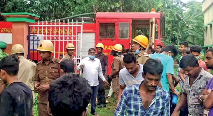 এগরা সারদা শশীভূষণ কলেজ: কেমিস্ট্রির রিসার্চ ল্যাবে আগুনে পুড়ে ছাই কোটি টাকার সম্পত্তি