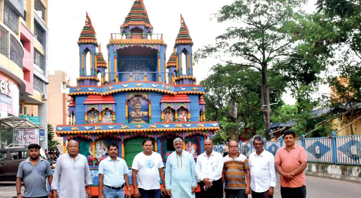 রথযাত্রায় মেতে হলদিয়া টাউনশিপের বাসিন্দারা